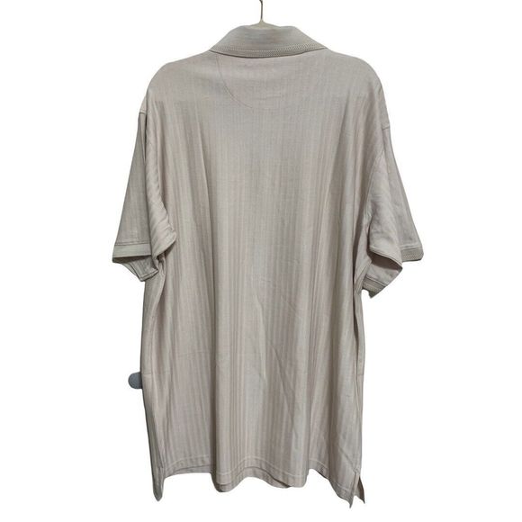 LUAU Tuscany  100% Silk Jacquard and Cuffs Herringbone Weave 3 Button 2X - Picture 2 of 6